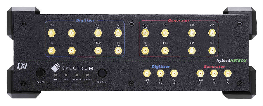 Spectrum推出8款高性能hybridNETBOX，集发生器与数字化仪于一体